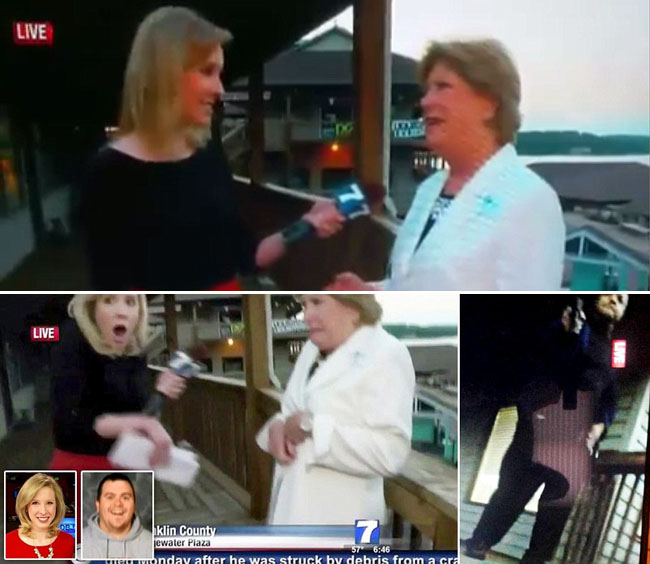 Reporter dan Juru Kamera Ditembak Mati Saat Siaran   Langsung